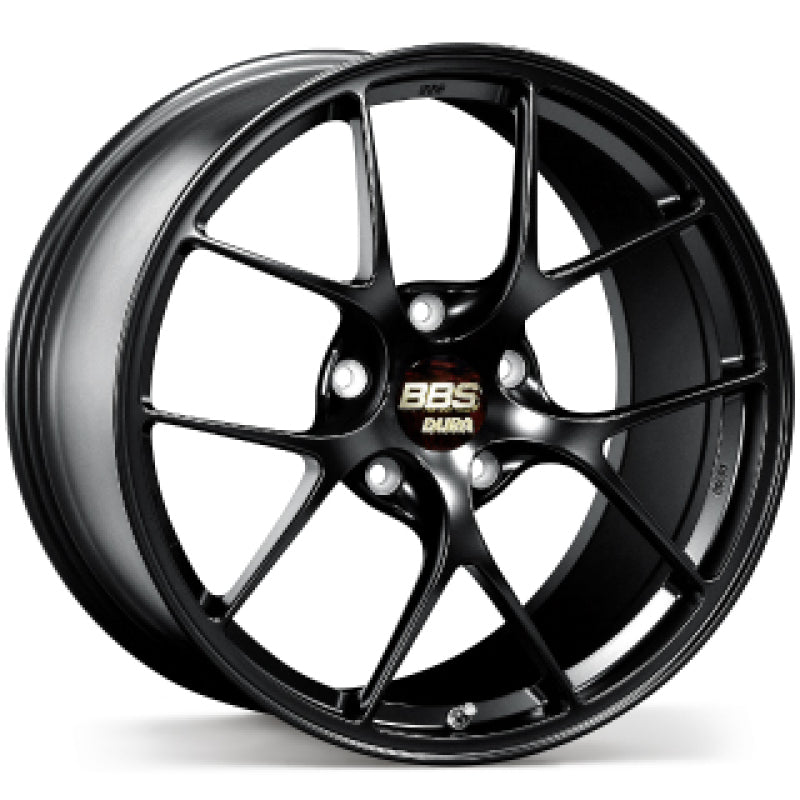 BBS RI-D 20x9.5 5x112 ET10 82mm Matte Black Wheel 82mm PFS Ring/Clip Required - RI100MB by BBS