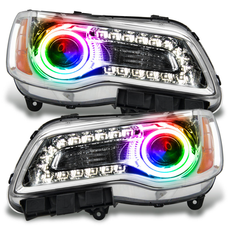 Oracle 11-14 Chrysler 300C SMD HL - Chrome - NON HID - ColorSHIFT w/ 2.0 Controller SEE WARRANTY - 7728-333