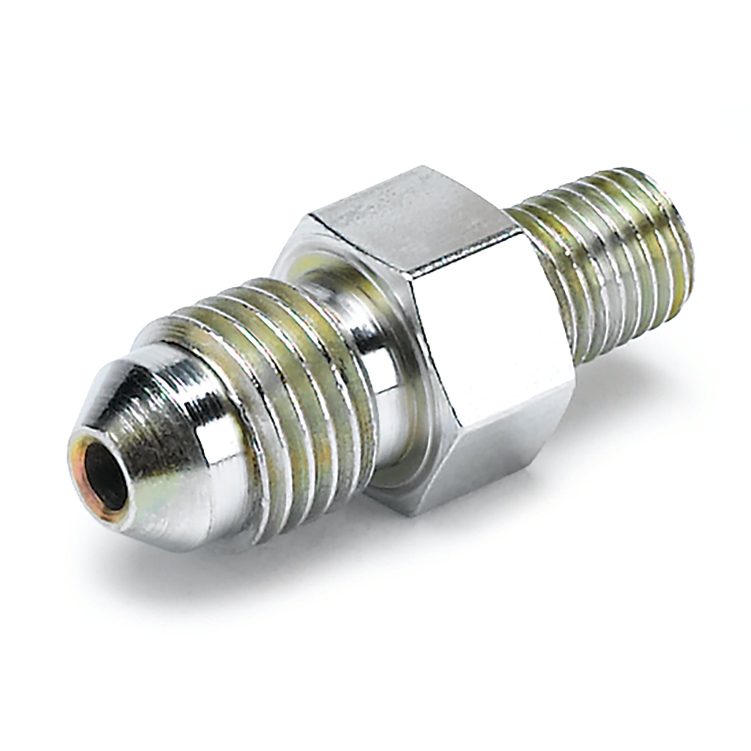 Autometer Fitting Adapter -4AN Male to 1/16in NPT Male for Ford Fuel Rail - 3275