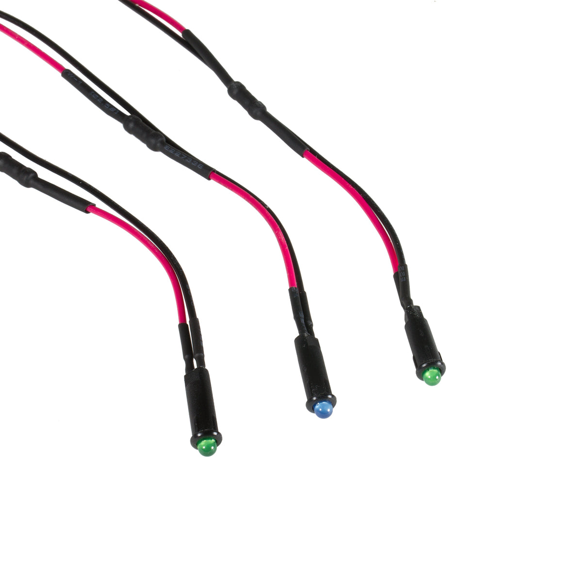 Autometer LED Indicator Light Kit 5/32in. (2 Green, 1 Blue) - 3283