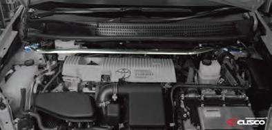 Cusco Strut Bar F-OS ZVW30 PRIUS  **FOR JAPANESE MODEL ONLY** - 951 540 A for 2011-2012 Toyota Prius - front view