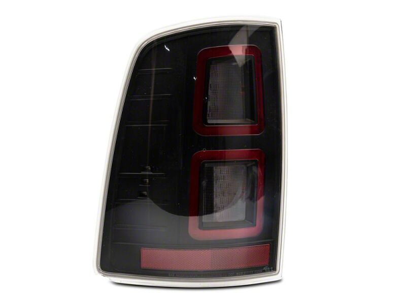 Raxiom 09-18 Dodge RAM 1500 LED Tail Lights- Black Housing- Clear Lens - R110153 - close-up view 3