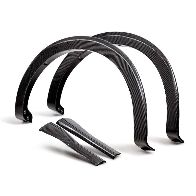 Anderson Composites 21-24 Ford F-150 (Non-Raptor) Type-AO Carbon Fiber Rear Fender Flares - AC-FLR21FDF150-R-AO by Anderson C