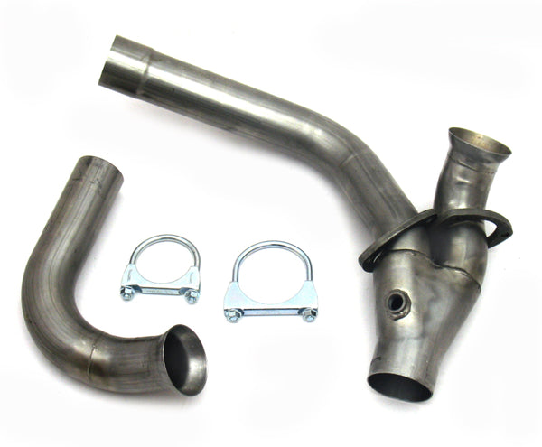 JBA 92-95 GM C/K Pickup 7.4L 409SS Emissions Legal Y-Pipe - 1821SY for 1992-1995 Chevrolet C2500 - front view