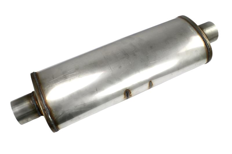JBA Universal Chambered 304SS Muffler 22x8x5 3in Center/Center - 40-302202