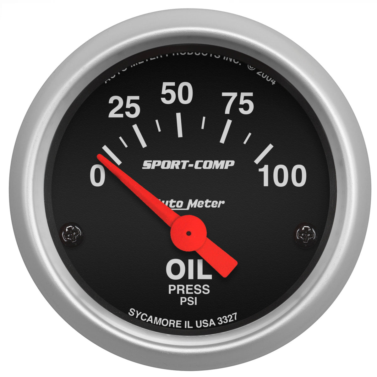 Autometer Sport-Comp 52mm 0-100 PSI Electronic Oil Pressure Gauge - 3327