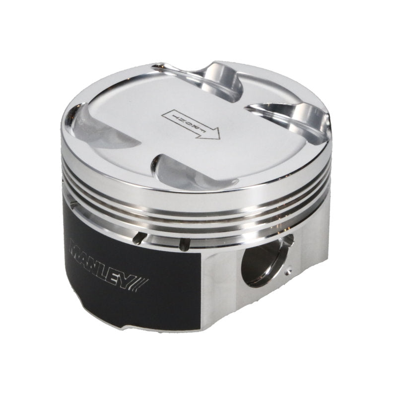 Manley 93-98 Toyota Supra Turbo (2JZGTE) 86.5mm +.5mm Oversized Bore 8.5:1 Dish Piston Set with Ring - 609005C-6