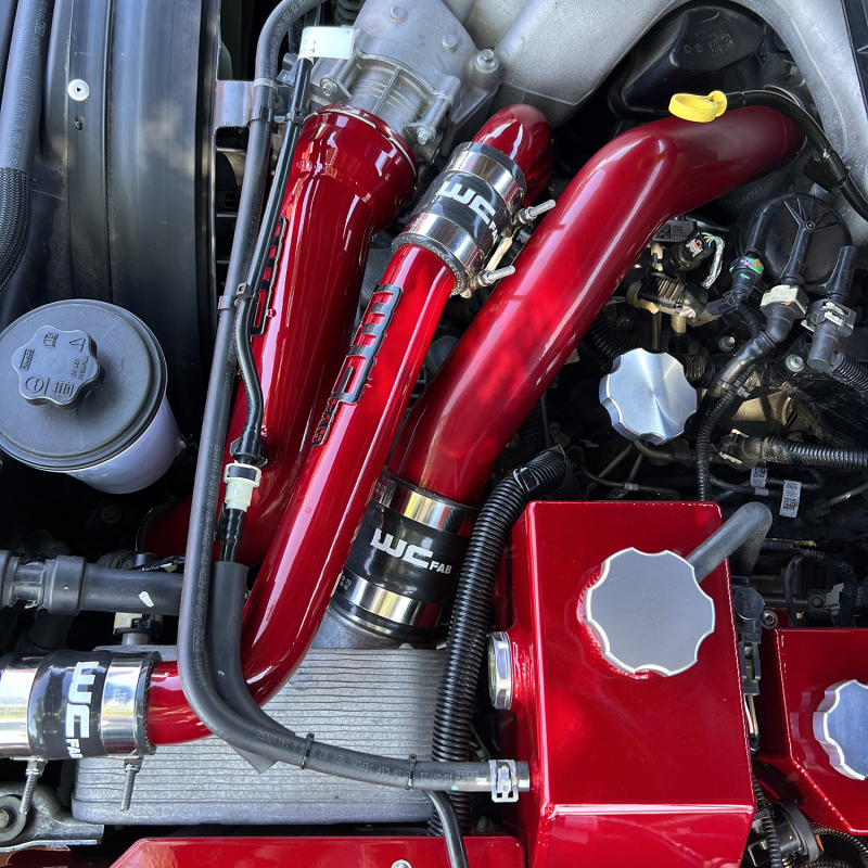Wehrli 17-25 Ford Power Stroke 6.7L Upper Coolant Pipe Kit - Sparkle Copper - WCF100311-SC