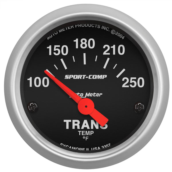 Autometer Sport Comp 100-250 F Trans Temp Gauge - 3357