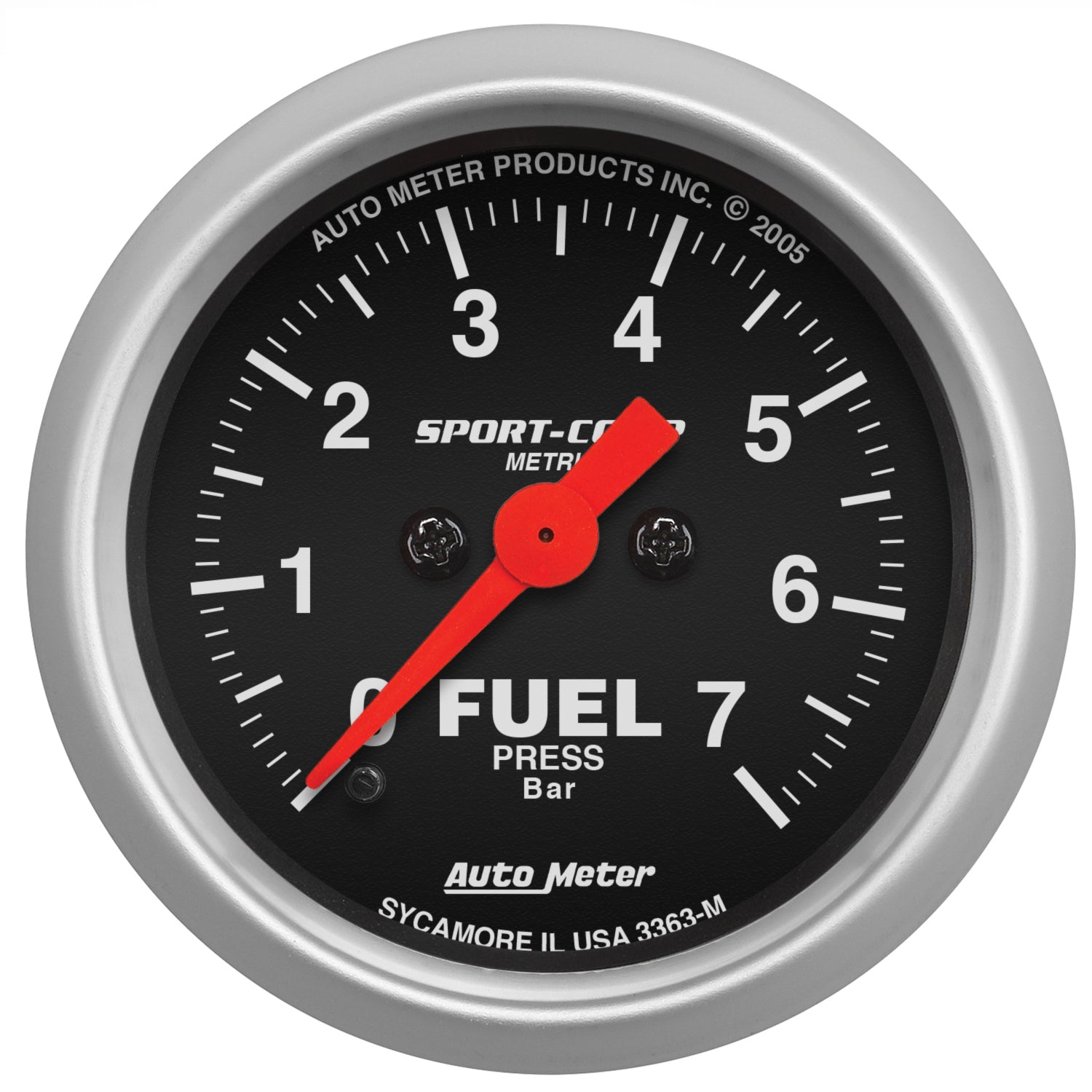Autometer 2-1/16in 7BAR Digital Stepper Motor Sport-Comp Fuel Pressure Gauge - 3363-M