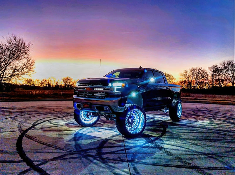 Oracle LED Illuminated Wheel Rings - ColorSHIFT No Remote - ColorSHIFT No Remote SEE WARRANTY - 4215-334