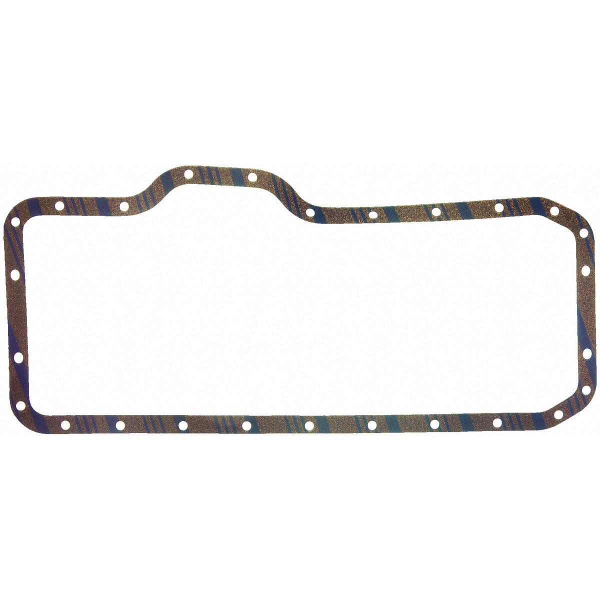 Fel-Pro Toyota Supra OS 34405 Engine Oil Pan Gasket Set Blue Stripe cork-rubber - OS34405 for 1986-1992 Toyota Supra - front view