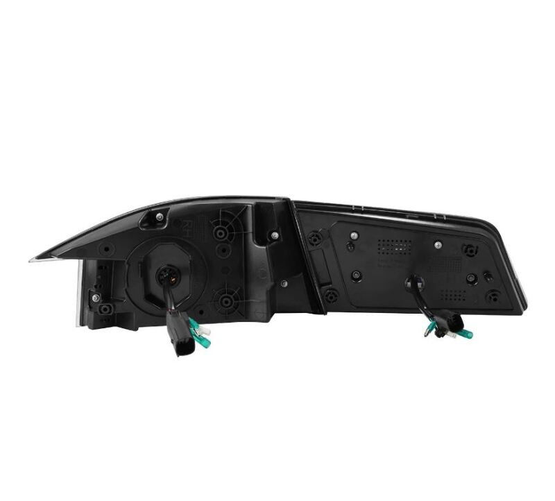 AlphaRex 12-21 Tesla Model S LUXX-Series LED Tail Lights - Black/Red - 601130