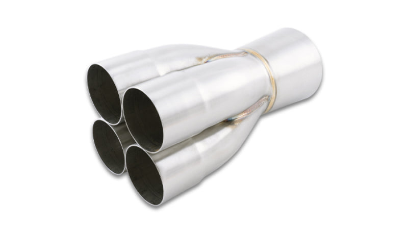 Vibrant 4-1 Merge Collector 2.50in Inlet I.D. Merge O.D. - 3.50in Outlet O.D. - 4.00in - 10324