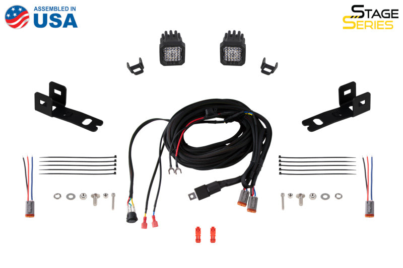 Diode Dynamics 21-22 Ford F-150 Stage Series Reverse Light Kit C1 Pro - DD7375 for 2021-2023 Ford F 150 - angle view