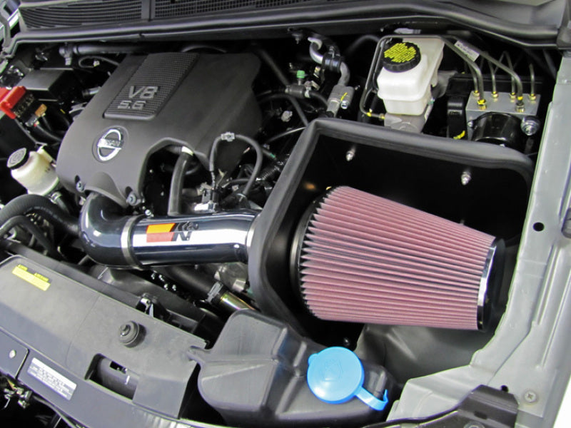 K&amp;N 04-07 Nissan V8-5.6L High Flow Performance Kit - 77-6012KP