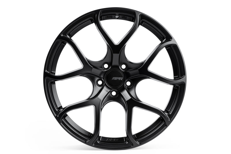 APR A01 Flow Formed - 19X8.5 - 5x112 - ET45 - Satin Black Wheel - WHL00014