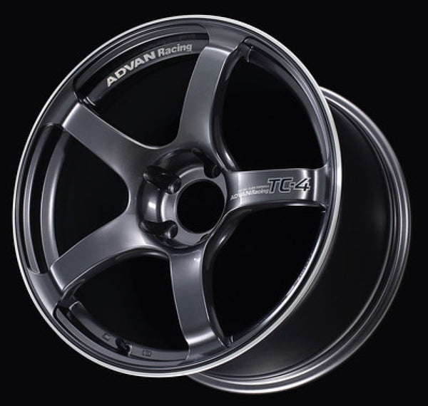Advan TC4 15x7.0 +42 4-100 Racing Gunmetallic & Ring Wheel - YAD5E42AGMR by Advan