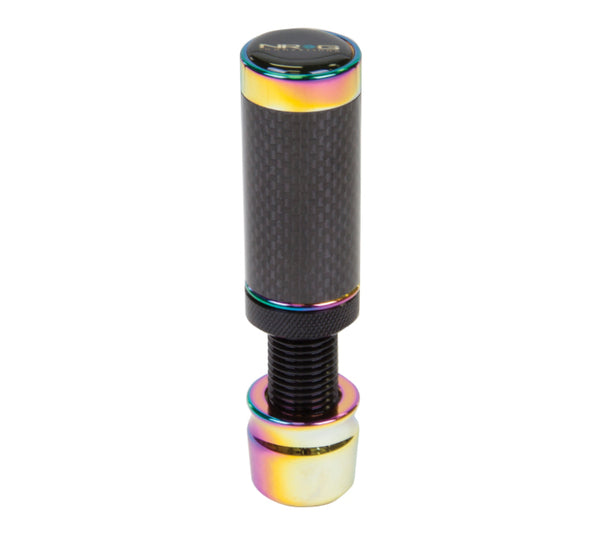 NRG Slimboy Adjustable Shift Knob (M10X1.50) Honda / Acura / Lotus - Carbon Fiber / Neochrome - SK-580BC/MC-2 - front view