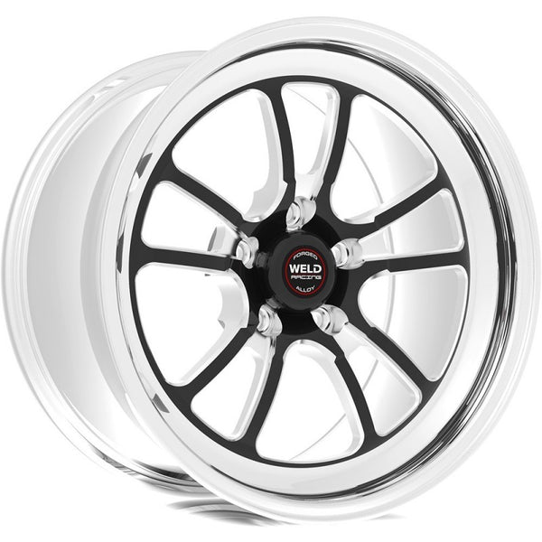 Weld S70 18x10 / 5x4.75 BP / 7.1in. BS Black Wheel (High Pad) - Non-Beadlock - 70HB8100B71A by Weld