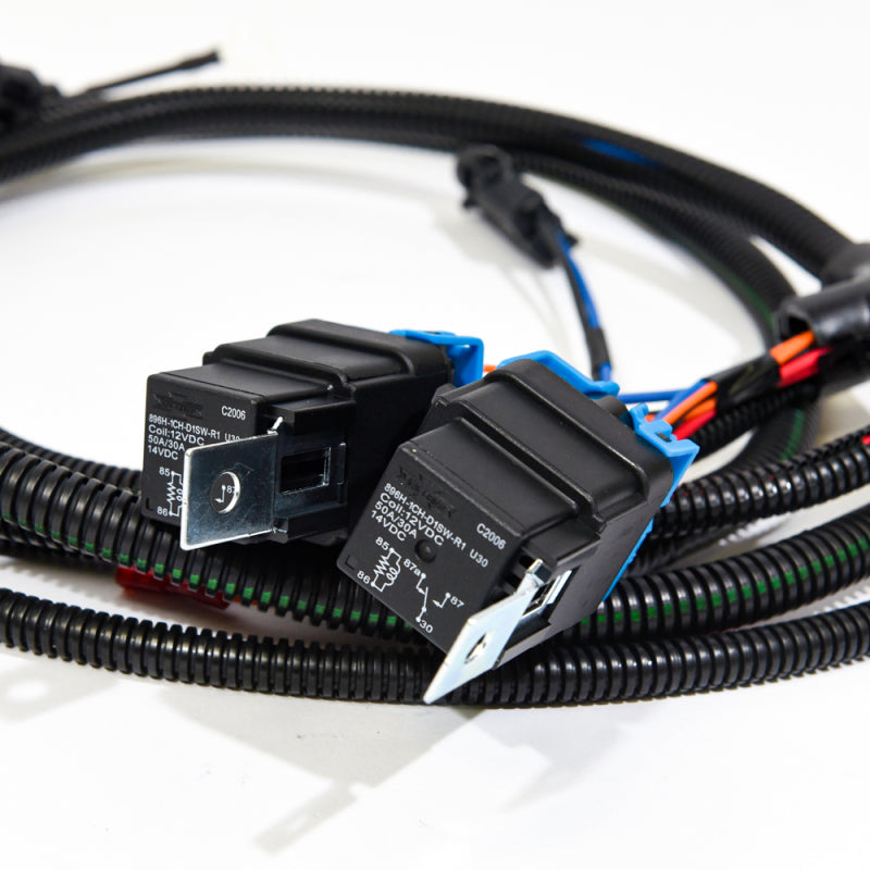 VMP Performance 15+ Coyote 5.0L Heat Exchanger Fan/Pump Harness - Dual Relay - VMP-ENC006