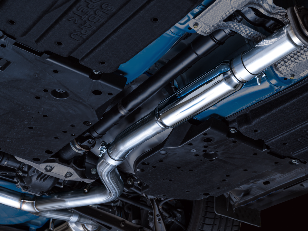 AWE Tuning 2022+ VB Subaru WRX Touring Edition Exhaust - Diamond Black Tips - 3015-43979