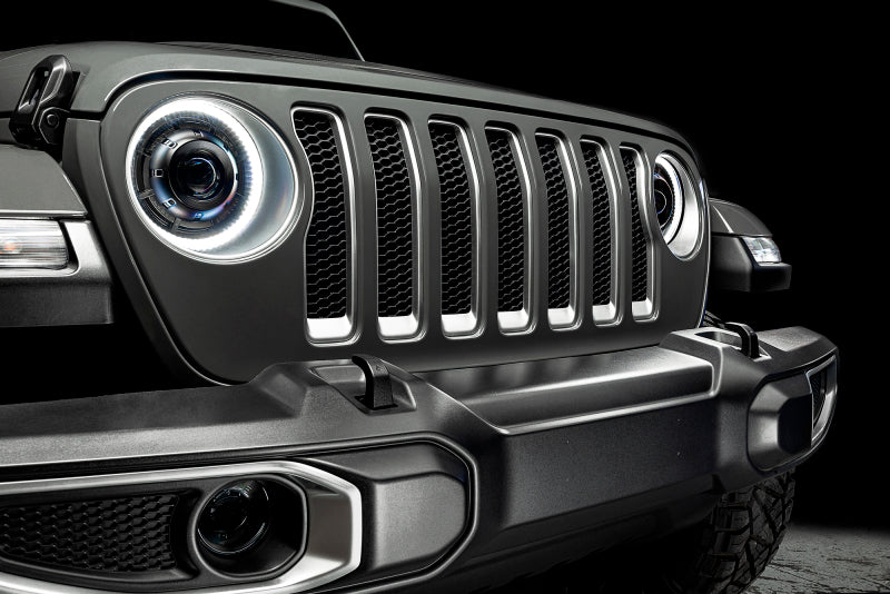 Oracle Jeep Wrangler JL Oculus Bi-LED Projector Headlights- Graphite Metallic - 5500K SEE WARRANTY - 5839-504-PAU