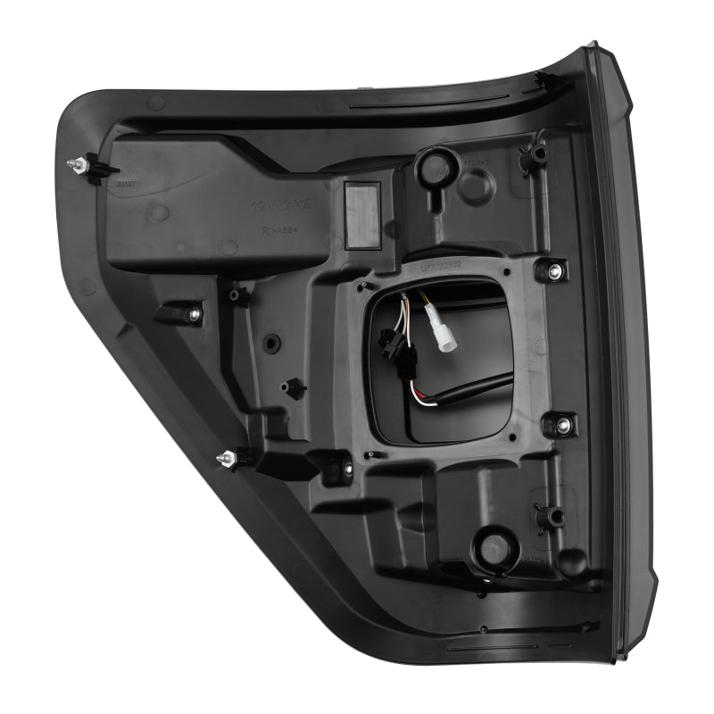 AlphaRex 21-23 Ford F-150 LUXX LED Taillights - Alpha-Black w/ BLIS - 653060