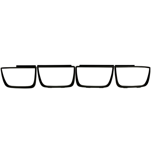 ANZO Taillight Bezels 2010-2013 Chevrolet Camaro Taillight Bezels - 4pc Flat Black - 351001 for 2010-2013 Chevrolet Camaro - 
