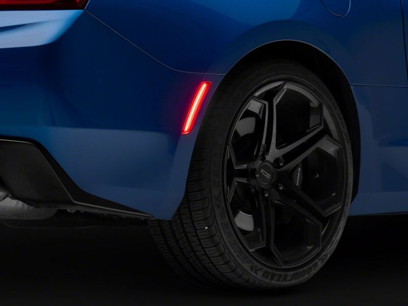 Raxiom 16-23 Chevrolet Camaro Axial Series LED Front and Rear Side Markers- Clear - CC2933