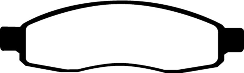 EBC 04-05 Infiniti QX56 5.6 Greenstuff Front Brake Pads - DP61698 for 2004-2005 INFINITI QX56 - angle view