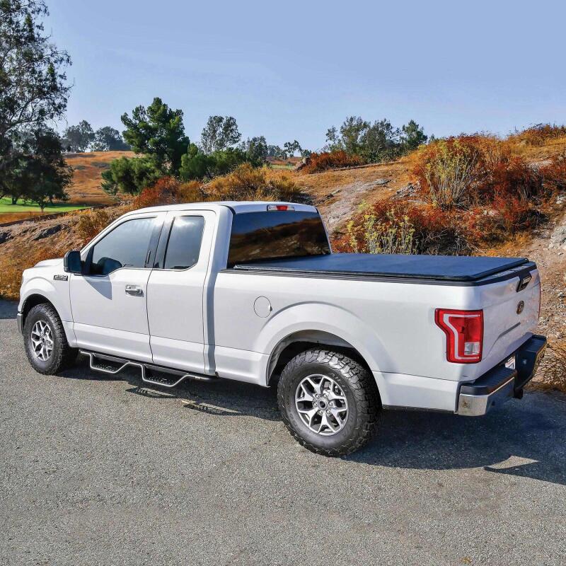 Westin 15-26/17-26 Ford F-150/F-250/F-350/F-450 SuperCab Outlaw Drop Nerf Step Bars Tex Black - 20-13935