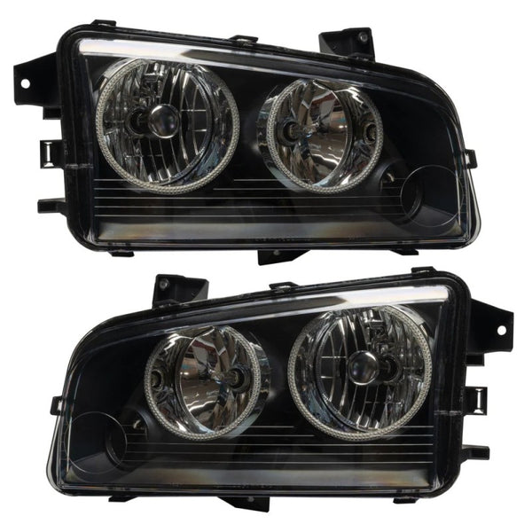 Oracle 05-10 Dodge Charger SMD HL (Non-HID) - ColorSHIFT w/ BC1 Controller  - 7022-335 for 2006-2010 Dodge Charger