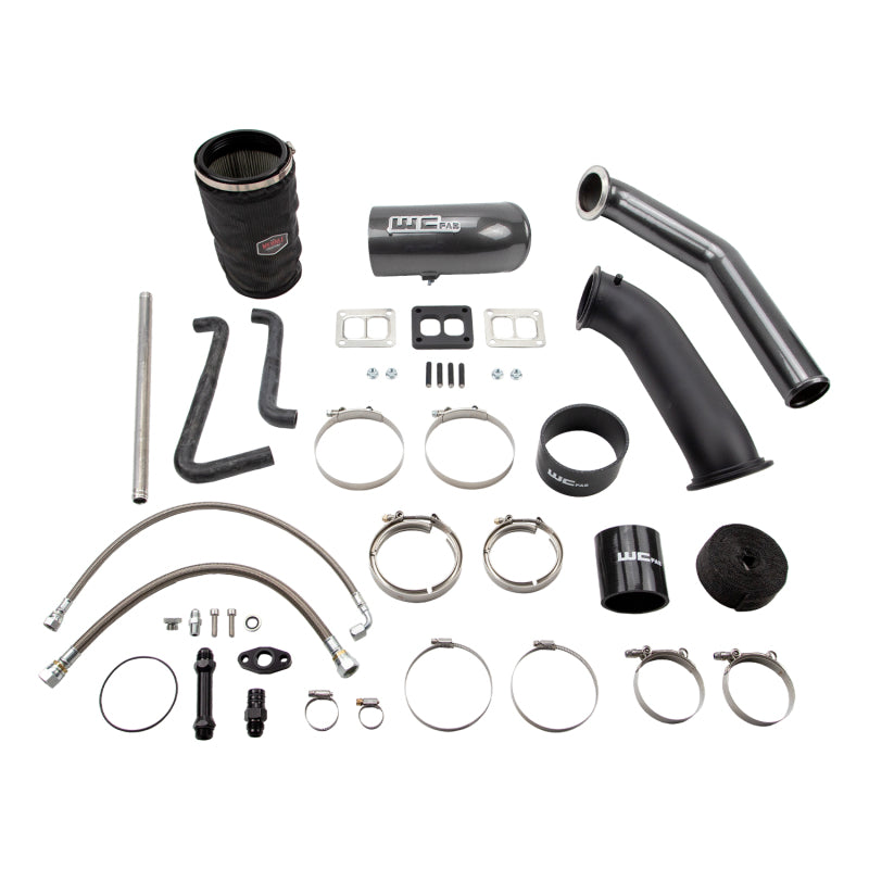 Wehrli 04.5-07 Cummins 5.9L S400 High Mount Turbo 2nd Gen Swap Kit - Brizzle Blue - WCF100486-BRZ