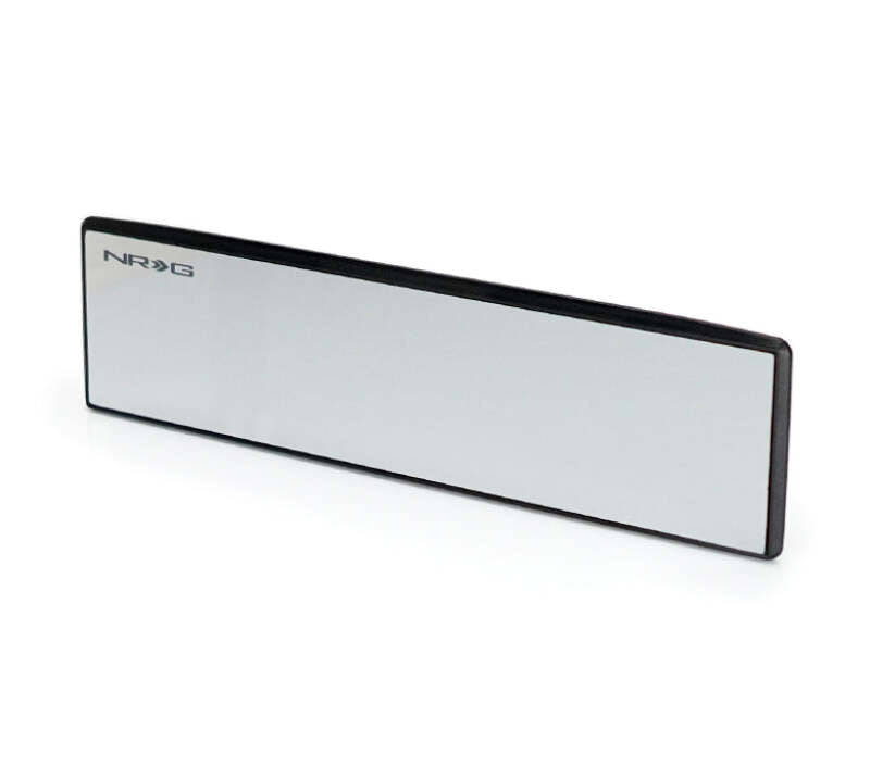 NRG 270mm Wide Panorama Clip-on Rearview Mirror - Flat w/ White Tint - IM-270FWT - close-up view