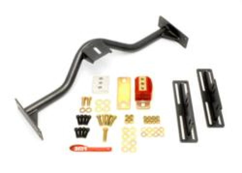 BMR 67-69 1st Gen F-Body Transmission Conversion Crossmember TH350/PG/700R4/4L60E - Black Hammertone - TCC030H by BMR Suspens