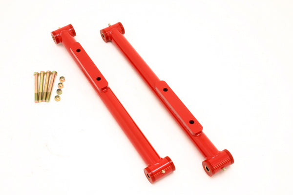 BMR 91-96 B-Body Non-Adj. STD. Length Lower Control Arms (Polyurethane) - Red - TCA009R by BMR Suspension