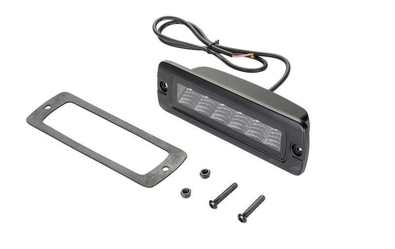 Hella Universal Black Magic 6 L.E.D. Flush Mount Mini Light Bar - Flood Beam - 358176221