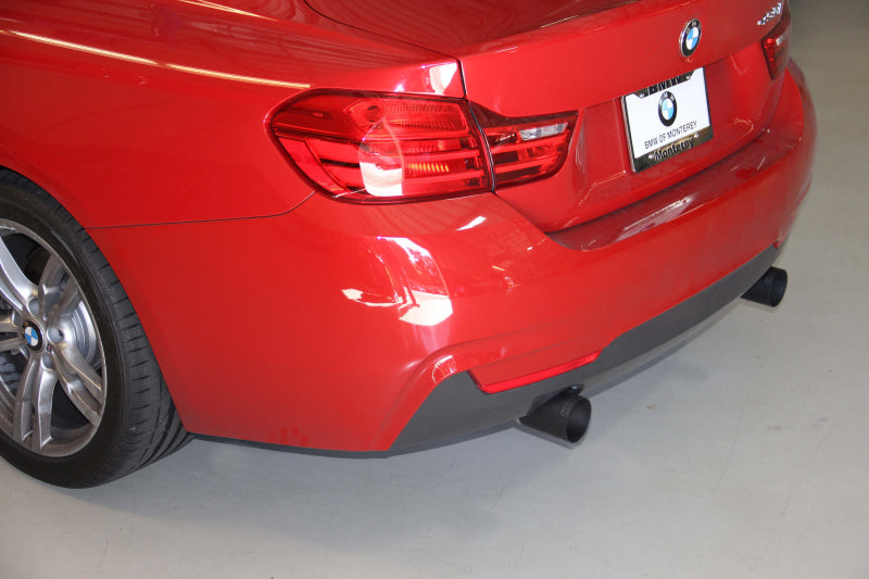 Dinan 14-16 BMW 435i (F33/F36) Free Flow Axleback Exhaust System - Black Tips - D660-0061-BLK