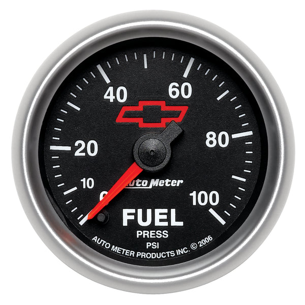 Autometer Sport-Comp II GM 52mm 0-100 PSI Full Sweep Electronic Fuel Pressure Gauge - 3663-00406