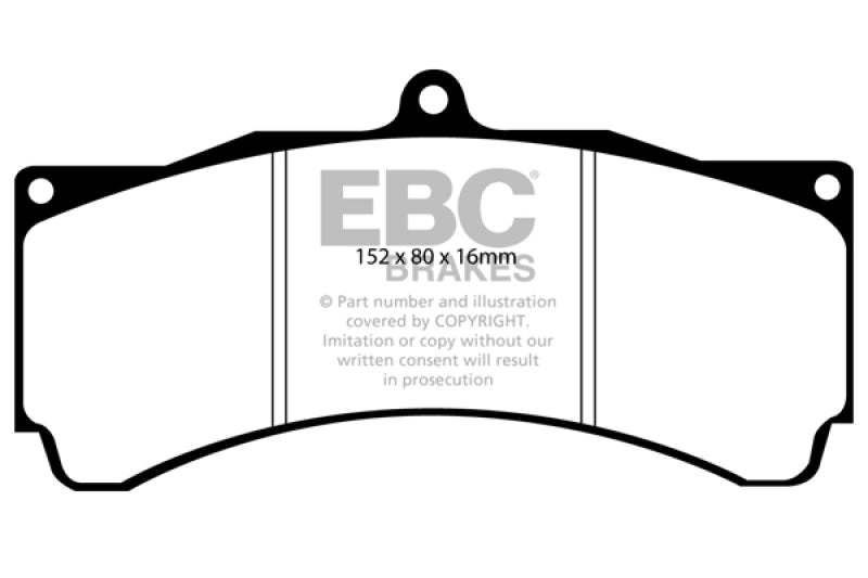 EBC Brakes Yellowstuff Performance Brake Pads - DP4032R