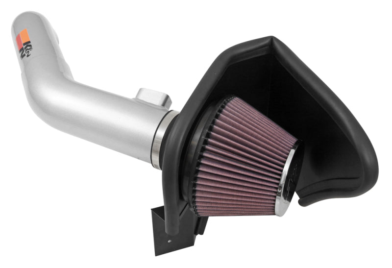 K&N 12-15 BMW 335i 3.0L L6 F/I Typhoon Performance Intake - 69-2027TS for 2012-2015 BMW 3 Series - front view