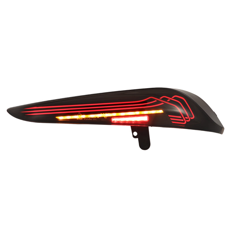 AlphaRex 20-24 Toyota Supra LUXX-Series Laser Style LED Tail Lights Alpha-Black - 609020