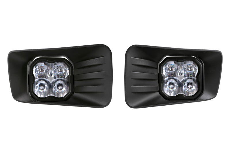 Diode Dynamics SS3 Type CH LED Fog Light Kit Sport ABL - White SAE Fog - DD7302 for 2007-2020 Chevrolet Tahoe - angle view