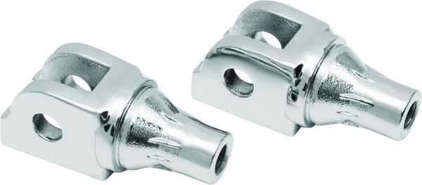 Kuryakyn Taper Driver Peg Adaptor Chrome - 8947 - front view