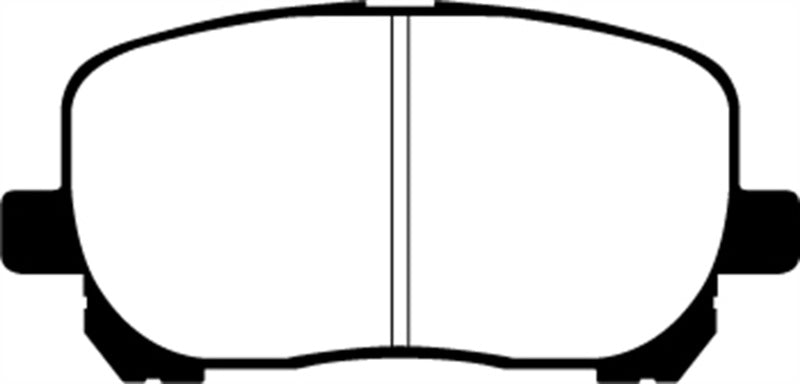 EBC 02-08 Pontiac Vibe 1.8 Redstuff Front Brake Pads - DP31637C