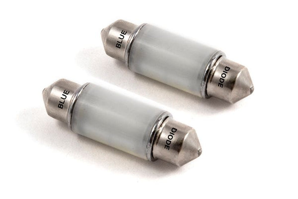 Diode Dynamics 36mm HP6 LED - Blue (Pair) - DD0303P for 2000-2012 Audi A4 - front view