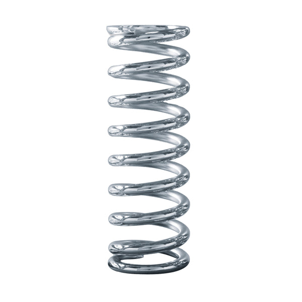 QA1 2-1/2in ID Spring - 12in Length x 225lbs/in - Chrome Plated - 12CS225 by QA1 - front view
