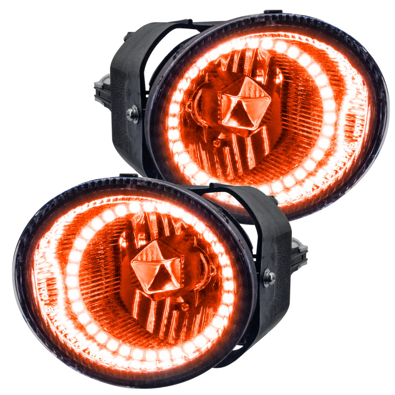 Oracle Lighting 01-02 Nissan Frontier Pre-Assembled LED Halo Fog Lights -Amber SEE WARRANTY - 8904-005