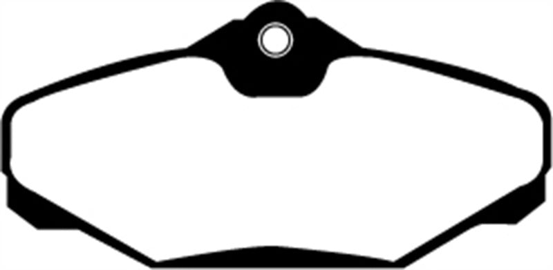 EBC 94-00 Ford Taurus 3.0 Greenstuff Rear Brake Pads - DP21624 for 1994-2007 Ford Taurus - angle view
